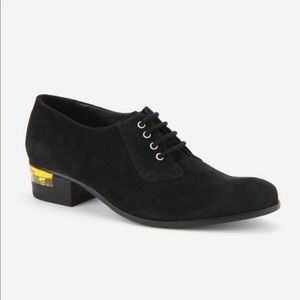 Miista Esi Lucite Suede Oxford